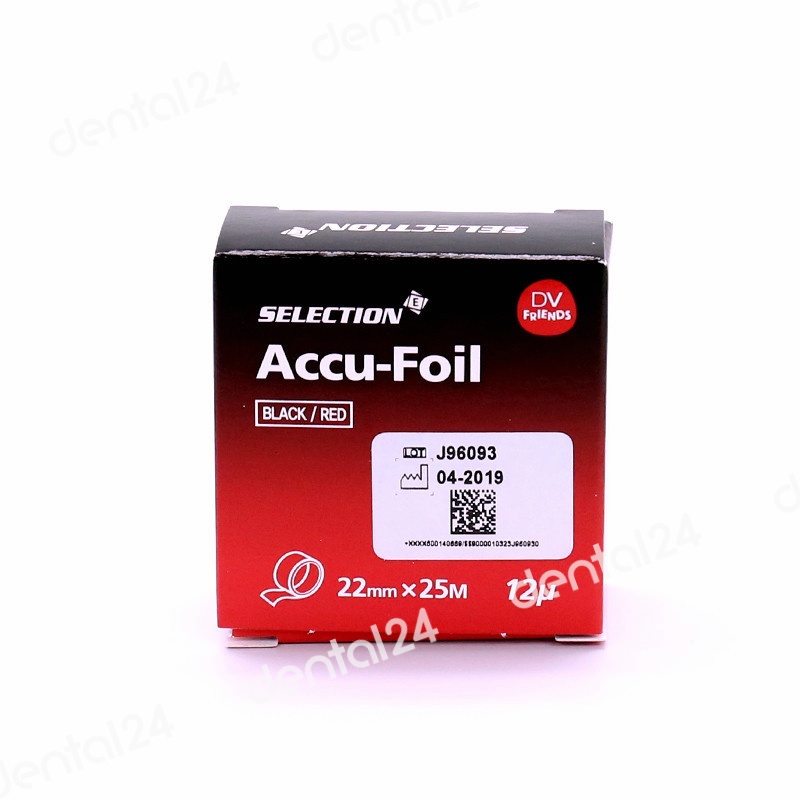 Selection-E Accu Foil Black/Red (12μ/22mm)
