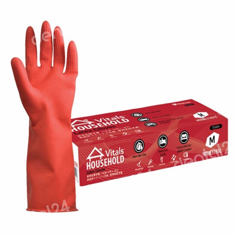 (24먼스특가) [Medicom] Vitals Household Latex Glove
