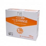 Crystal-Ject Single Use Syringe