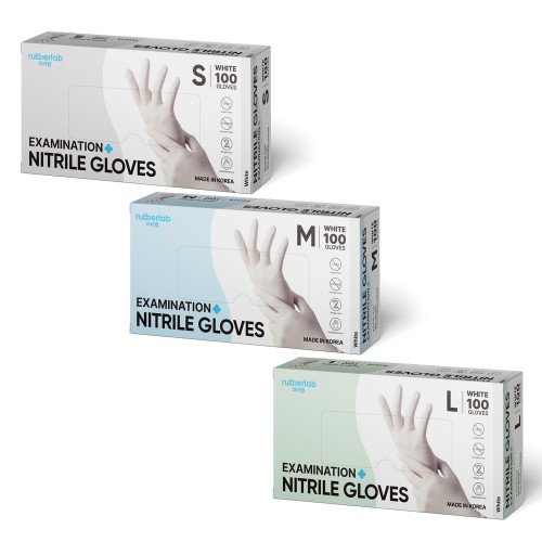 Rubberlab Nitrile Glove 러버랩나이트릴글러브(화이트)