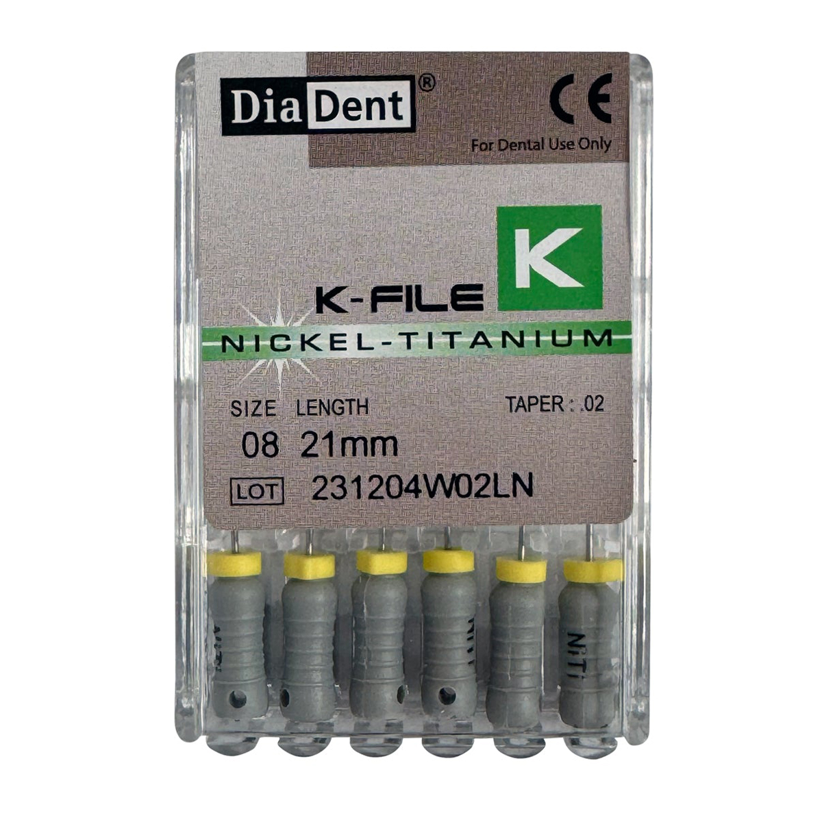 K-File 21mm(Ni-Ti File) 08~80(Diadent)