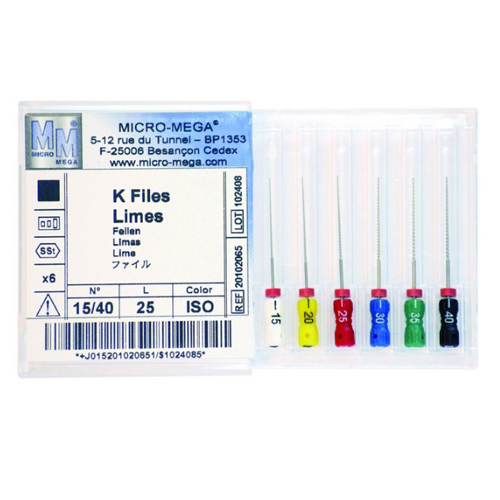 핸드파일 K-File 21mm(Micro-Mega) 